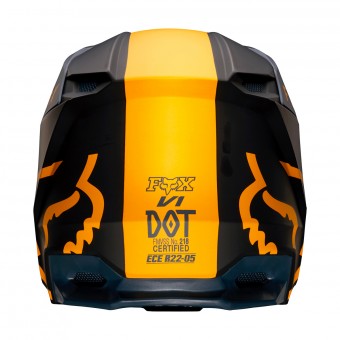 FOX V1 Mata Navy Amarillo