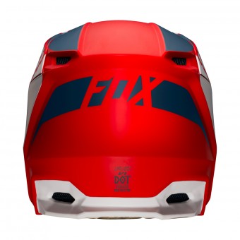 FOX V1 Przm Navy Rojo