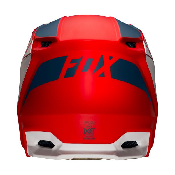 FOX V1 Przm Navy Rojo