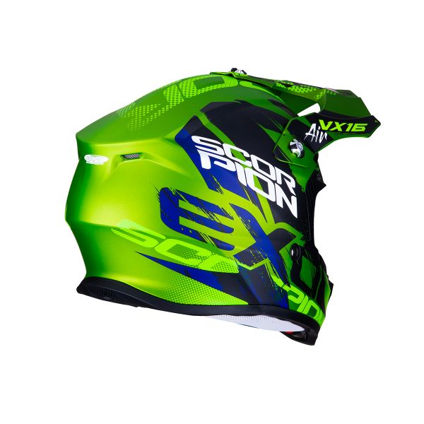 Scorpion VX-16 Air Albion Verde Mate Negro