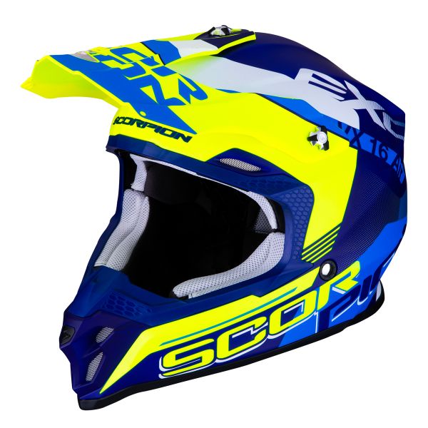 Cross Scorpion VX-16 Air Arhus Azul Mate Amarillo Fosforescente