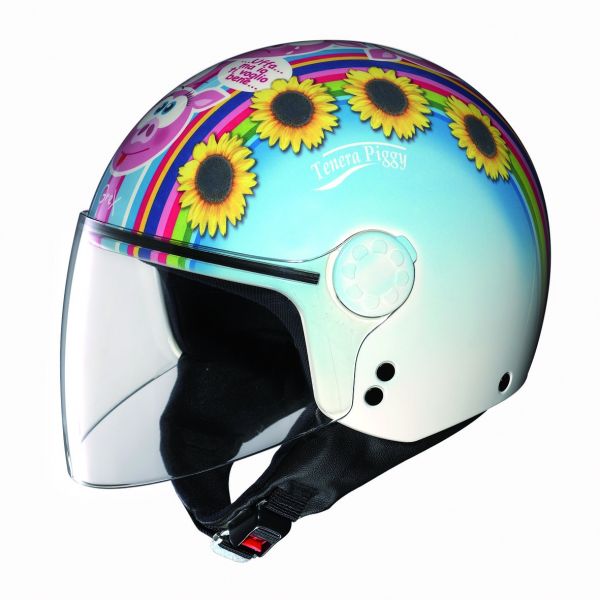 casco moto Grex DJ1 Visor Artwork Piggy 71