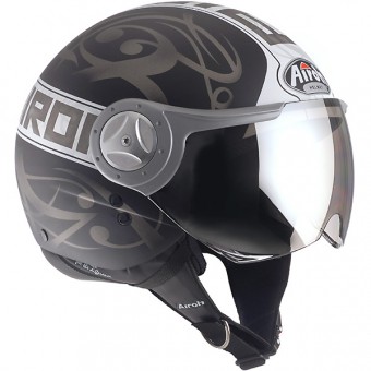 casco moto Airoh Naked Funny Negro NFN