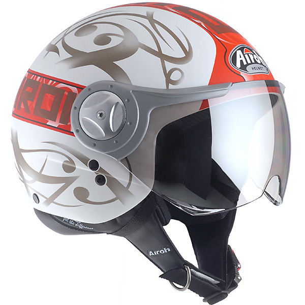 casco moto Airoh Naked Funny Rojo NFR