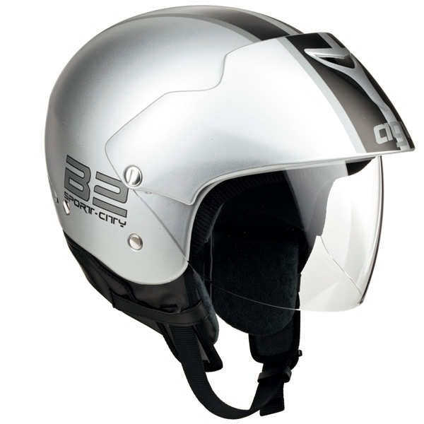 casco moto AGV New Bali B2 Plata