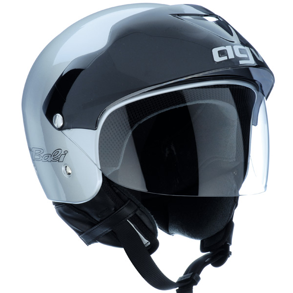 casco moto AGV New Bali Plata