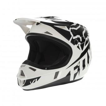 Infantil FOX V1 Race Black White Nio