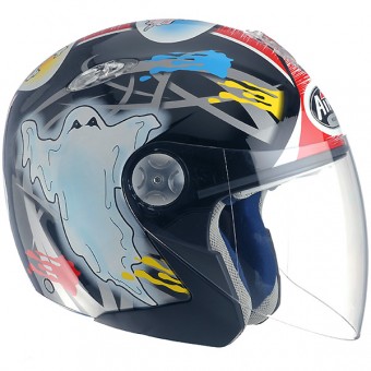 Infantil Airoh MR Jet Deco Kid Ghost MRG