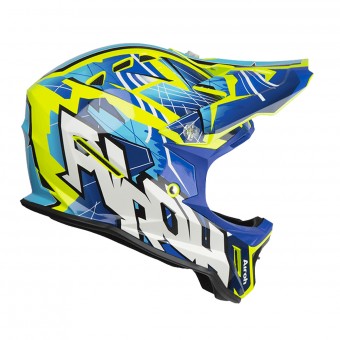 Airoh Archer Bump Azul Amarillo