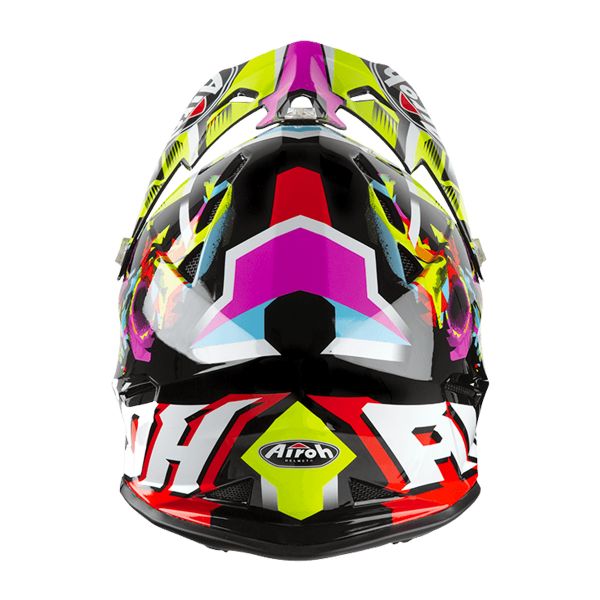 Airoh Archer Mistery Negro Amarillo Rojo