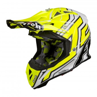 Infantil Airoh Aviator J Cairoli 019 Amarillo Negro