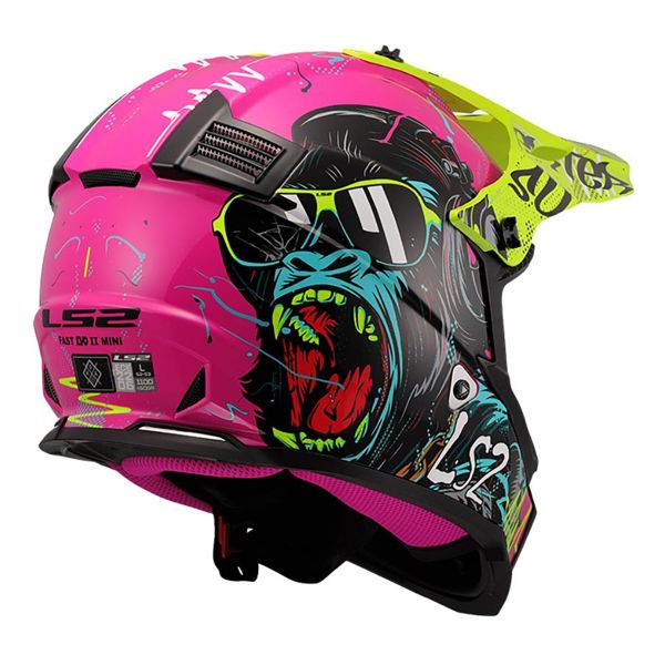 LS2 Fast II Mini Gorila Morado MX437