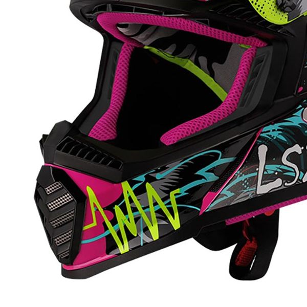 LS2 Fast II Mini Gorila Morado MX437