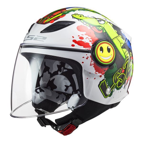 Infantil LS2 Funny Croco White OF602