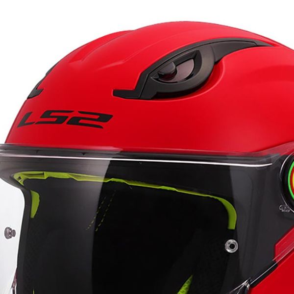 LS2 Funny II Rojo Sólido OF622