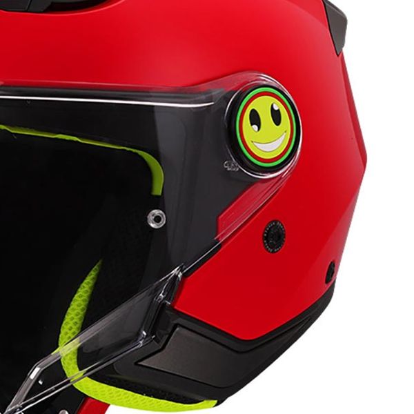 LS2 Funny II Rojo Sólido OF622