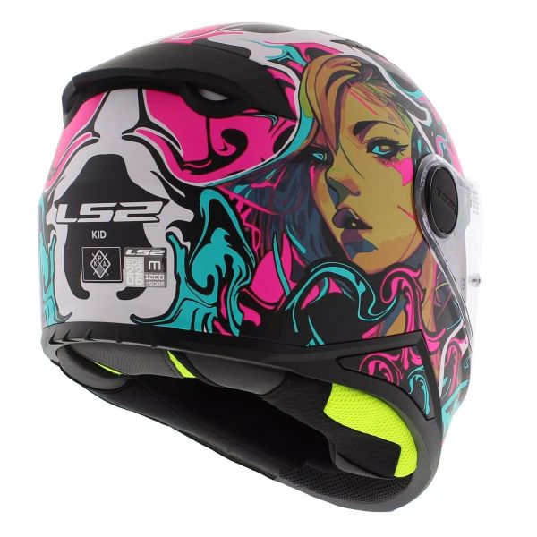 LS2 Kid Cyberg Púrpura Cian FF812
