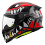 Casque Infantil LS2 Kid Punk Gris Rojo FF812
