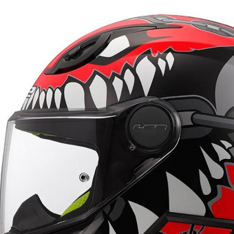 LS2 Kid Punk Gris Rojo FF812