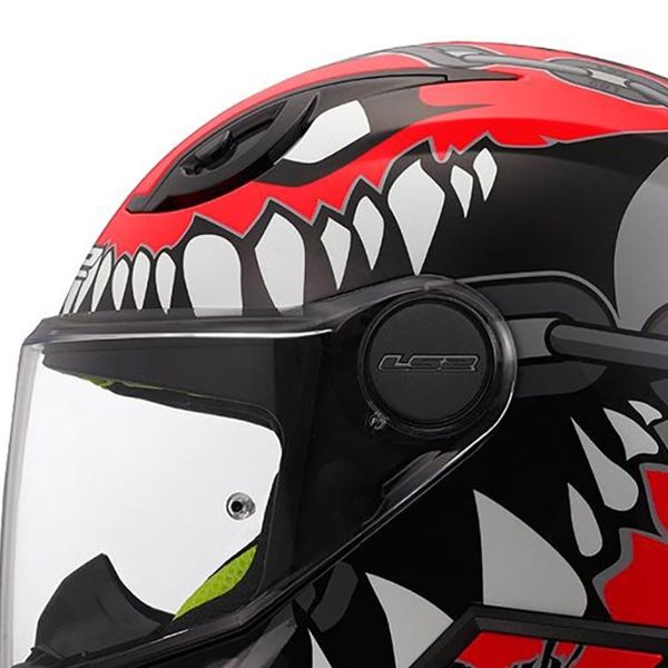 LS2 Kid Punk Gris Rojo FF812