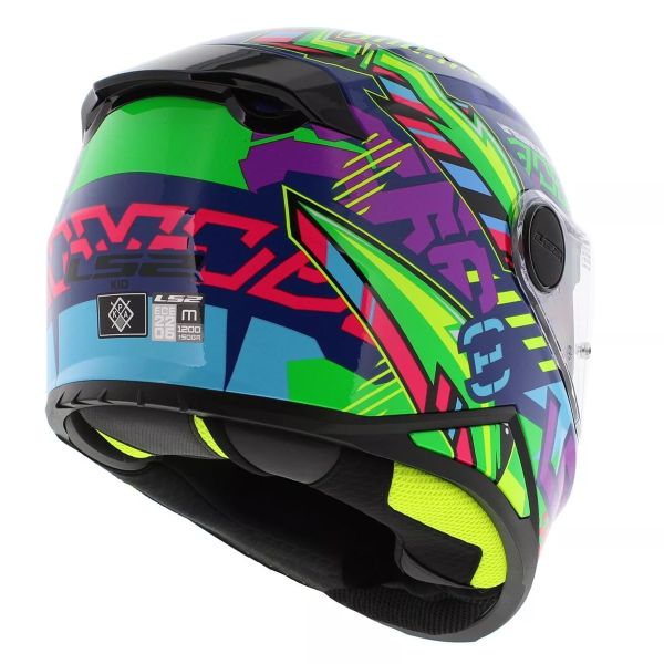 LS2 Kid Svent Azul Verde FF812