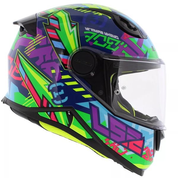 LS2 Kid Svent Azul Verde FF812