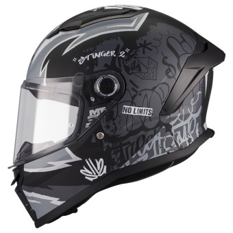 Casque Infantil MT Stinger 2 Kids Tagger B2 Matt