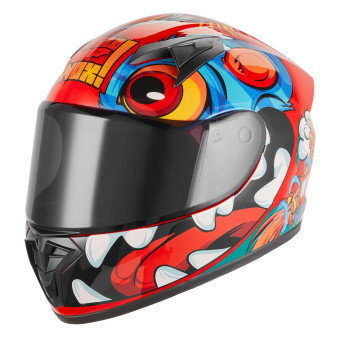 Casque Infantil NOX N731 Scrappy Shiny Red