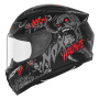 Casque Infantil NOX N731 Zumbi Matt Black Red