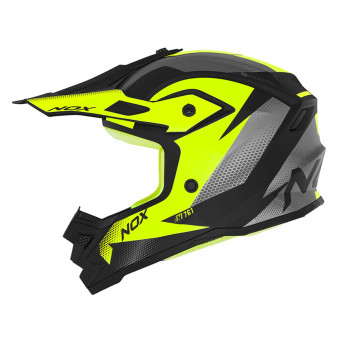 Infantil NOX N761 Fusion Matt Black Neon Yellow