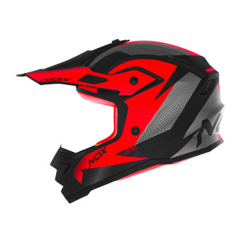 Infantil NOX N761 Fusion Matt Black Red