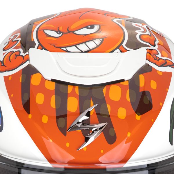 Scorpion Exo-Jnr Air The4elements White Blue Orange