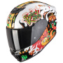 Casque Infantil Scorpion Exo-Jnr Air Yucatan White Orange Black