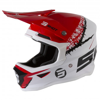 Infantil SHOT Furious Storm Red White Glossy Nio