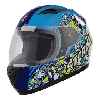 Infantil Stormer Rule Doodle Blue