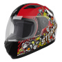 Casque Infantil Stormer Rule Doodle Red