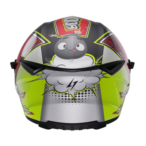 Stormer Strike Kid Boom Red Neon Yellow Pearly