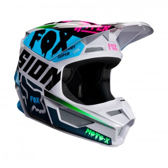Casque Infantil FOX V1 Czar Gris Niño Casque Infantil FOX V1 Czar Gris Niño