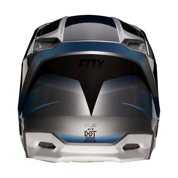 FOX V1 Motif Azul Gris Niño