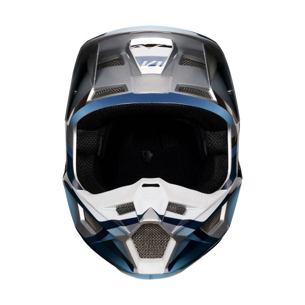 FOX V1 Motif Azul Gris Niño