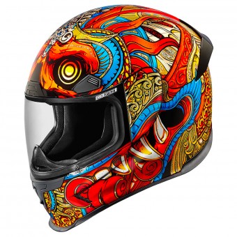 Casque Integral ICON Airframe Pro Barong Red Casque Integral ICON Airframe Pro Barong Red
