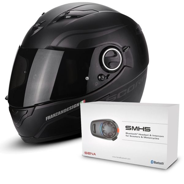 Integral Scorpion Exo 490 Vsion Luz Matt Black Neon Silver