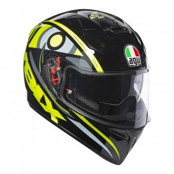 AGV K3 SV Top Solun 46 + Oggy Black White Yellow
