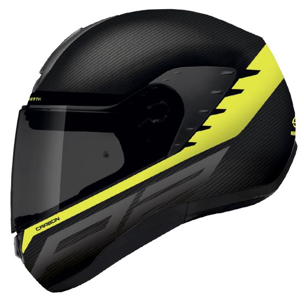 Integral Schuberth R2 Carbon Bold Yellow Integral Schuberth R2 Carbon Bold Yellow