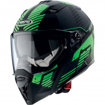 Integral Caberg Stunt Blizzard Matt Black Green Fluo