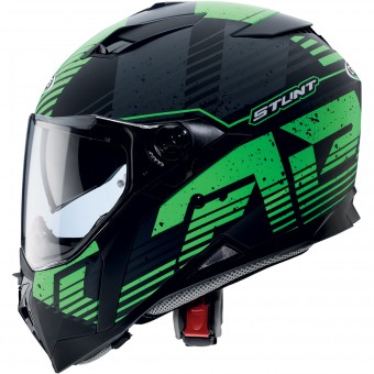 Caberg Stunt Blizzard Matt Black Green Fluo