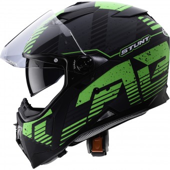 Caberg Stunt Blizzard Matt Black Green Fluo
