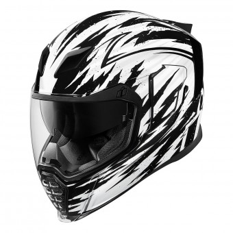 Casque Integral ICON Airflite Fayder Negro Blanco Casque Integral ICON Airflite Fayder Negro Blanco