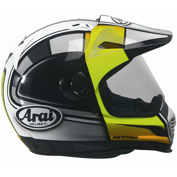 casco moto Arai Tour X Challenge Amarillo