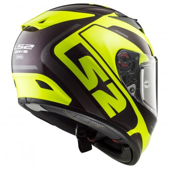 LS2 Arrow C Evo Sting Wineberry H-V Yellow FF323